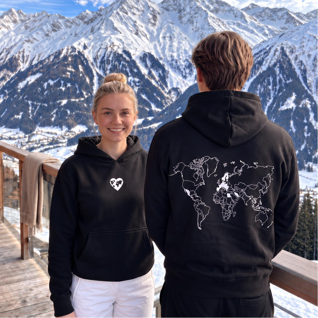 Color your World Hoodie + Textilmarker